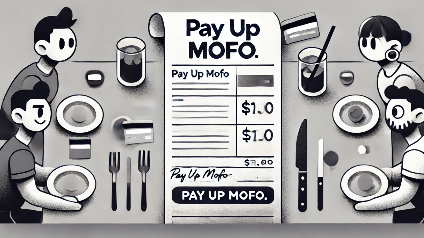 Pay Up Mofo – The fastest way to split a restaurant bill with friends. Instantly calculate each person’s share, including tip, with no math needed.